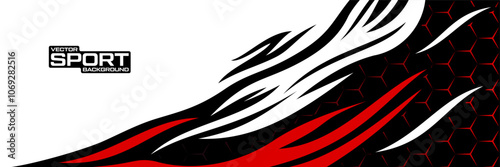 Abstract sporty background. Abstract racing graphic design, vector design for vehicle wrap, jersey, gamer, esport, racing car, rally, and adventure ready to print.
