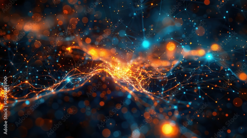 A modern graphic of brain cells, focusing on the complexity of neural networks