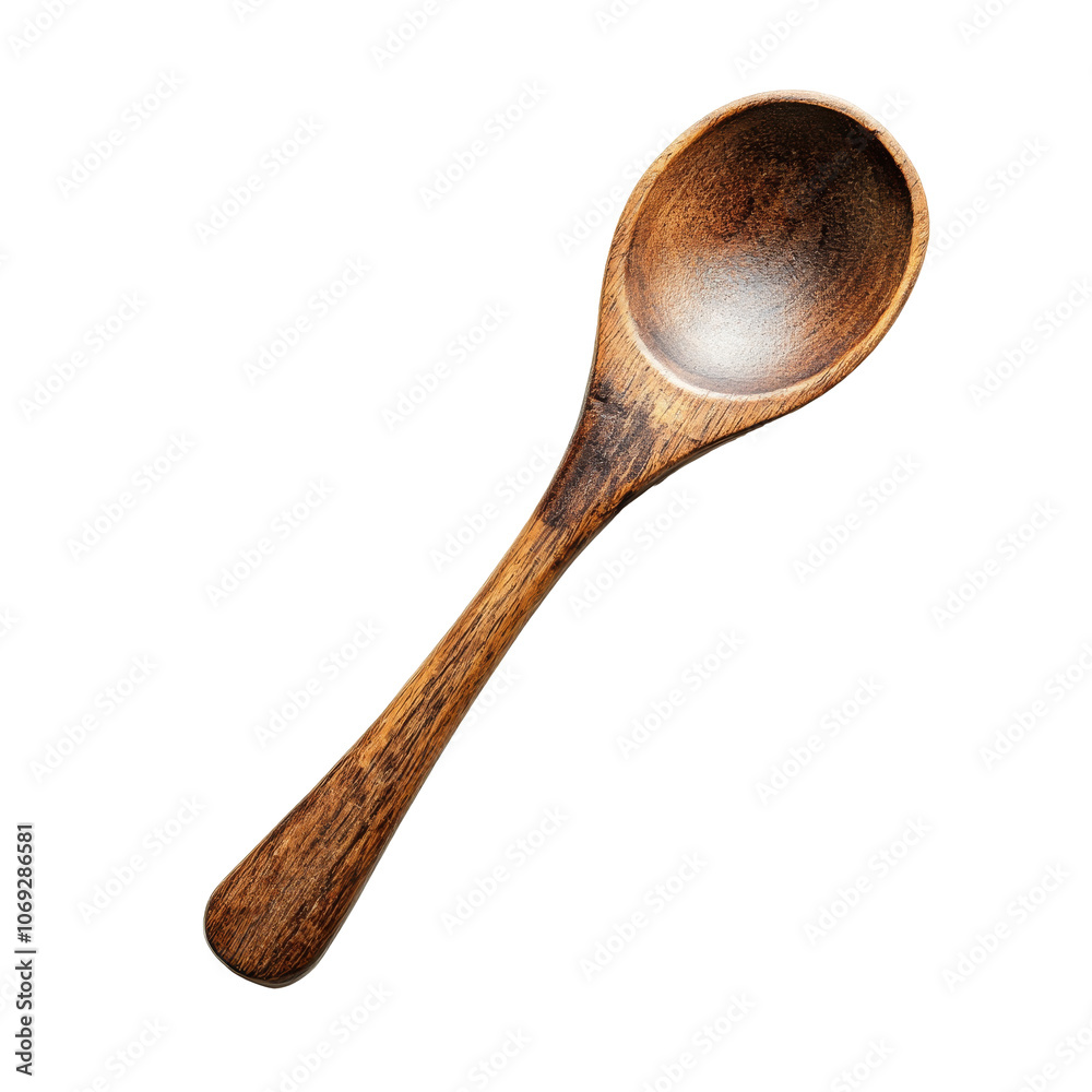 Elegant wooden spoon with a smooth finish