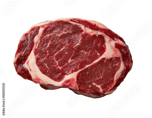 Fresh ribeye steak ready for grilling or cooking