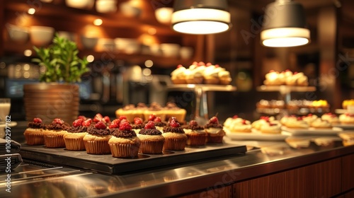 A Delicious Spread of Cupcakes