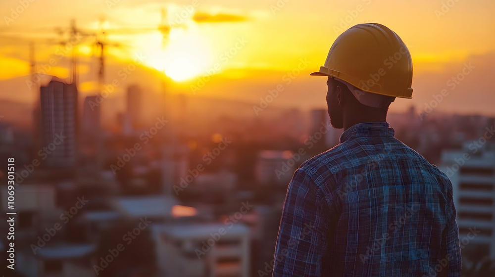 Migrant worker starts new job abroad for economic opportunities . illustration Migrant worker starts new job abroad for economic opportunities . illustration