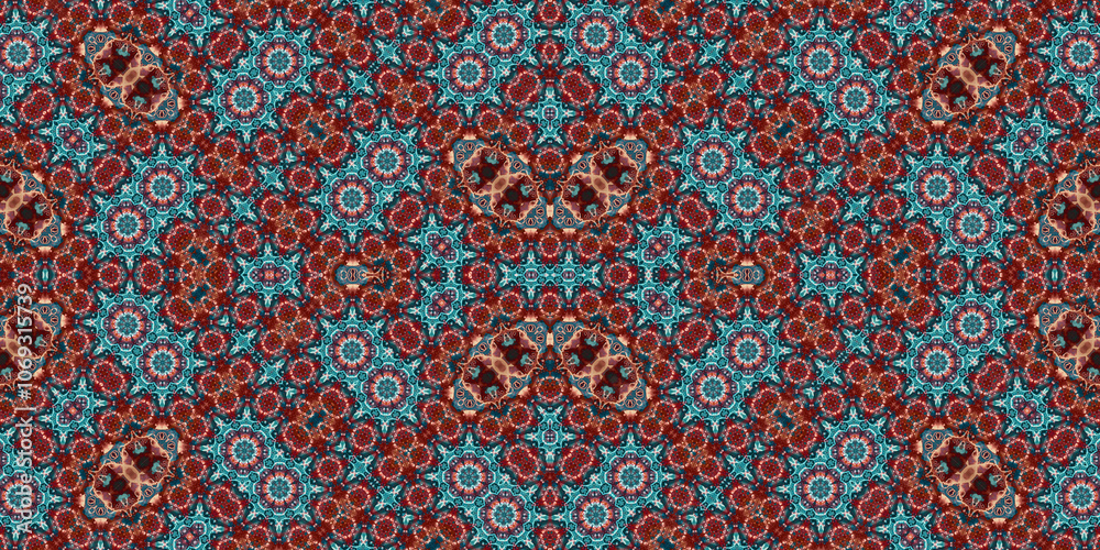 Seamless abstract pattern. The texture of the pattern is symmetrical. Endless pattern Seamless abstract pattern. The texture of the pattern is symmetrical. Endless pattern