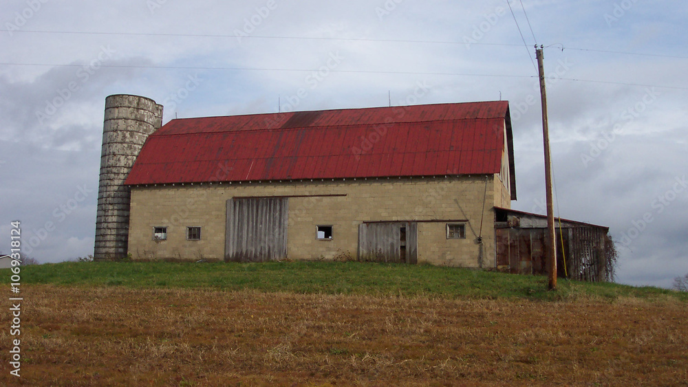 Obraz premium red barn