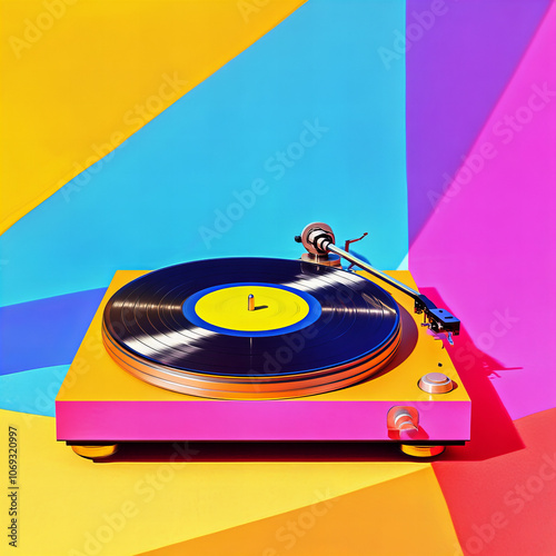turntable and vinyl record