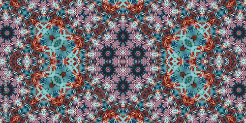 Seamless abstract pattern. The texture of the pattern is symmetrical. Endless pattern