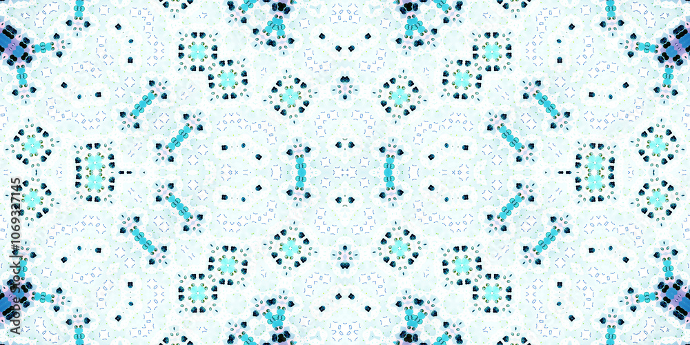 Seamless abstract pattern. The texture of the pattern is symmetrical. Endless pattern