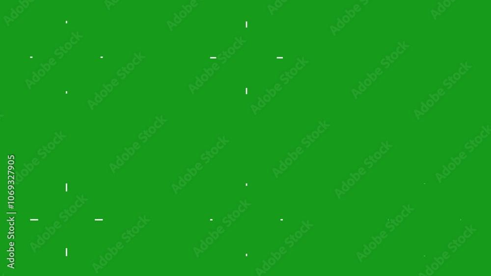 Graphic shape firework element on green background.Circle bursting Highlight Motion graphics with a green screen background. Pop-up circle animation element Motion graphics.