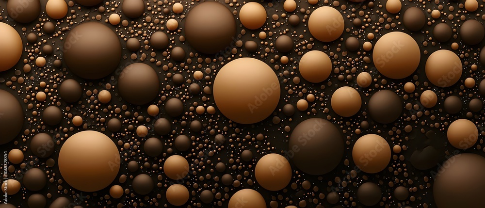 Dense Geometric Cube Pattern in Earth Tones Dense Geometric Cube Pattern in Earth Tones