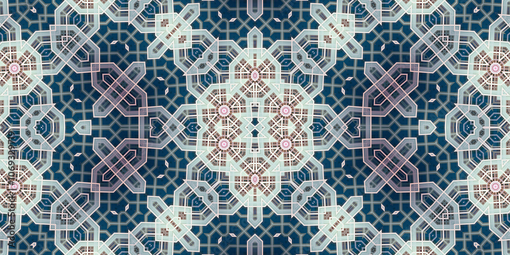 Seamless abstract pattern. The texture of the pattern is symmetrical. Endless pattern