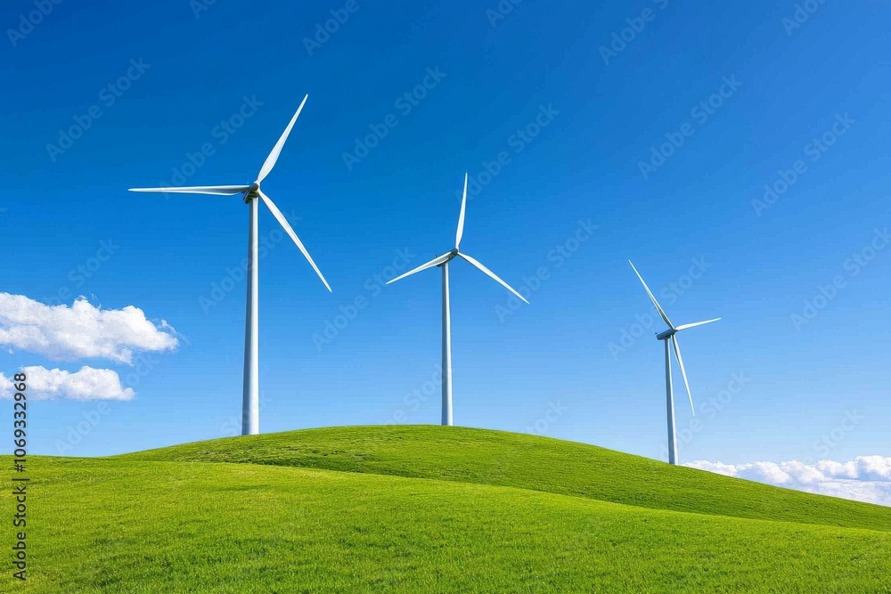 Production of green electricity with wind turbine generators Production of green electricity with wind turbine generators