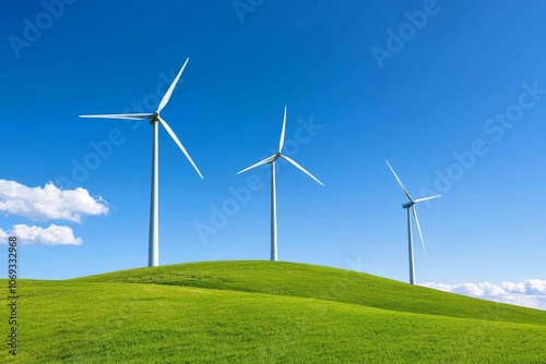 Production of green electricity with wind turbine generators