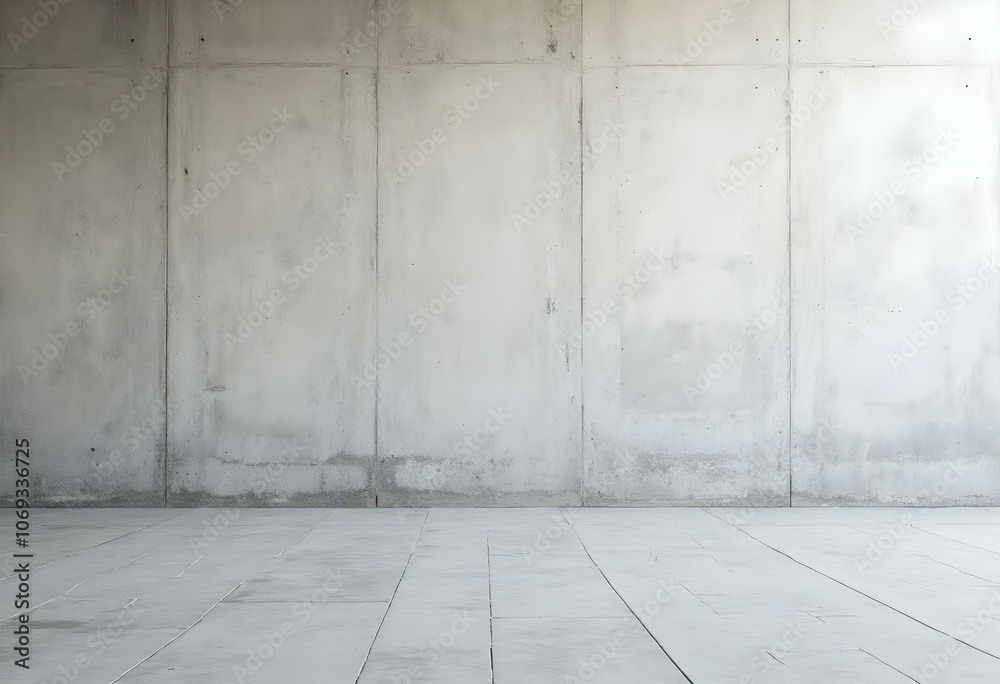 Empty Room Empty Space with cement wall floor gray on background Empty Room Empty Space with cement wall floor gray on background