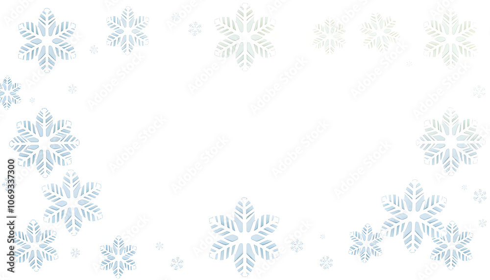 Christmas card with snowflake border vector. Xmas snow flake pattern. Festive christmas card. Isolated illustration white background, pop-art Christmas card with snowflake border vector. Xmas snow flake pattern. Festive christmas card. Isolated illustration white background, pop-art