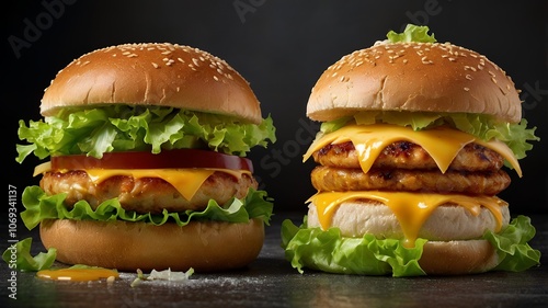 Fresh burger photo