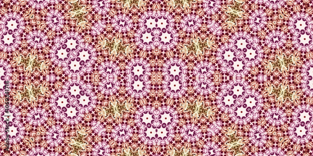 Seamless abstract pattern. The texture of the pattern is symmetrical. Endless pattern Seamless abstract pattern. The texture of the pattern is symmetrical. Endless pattern