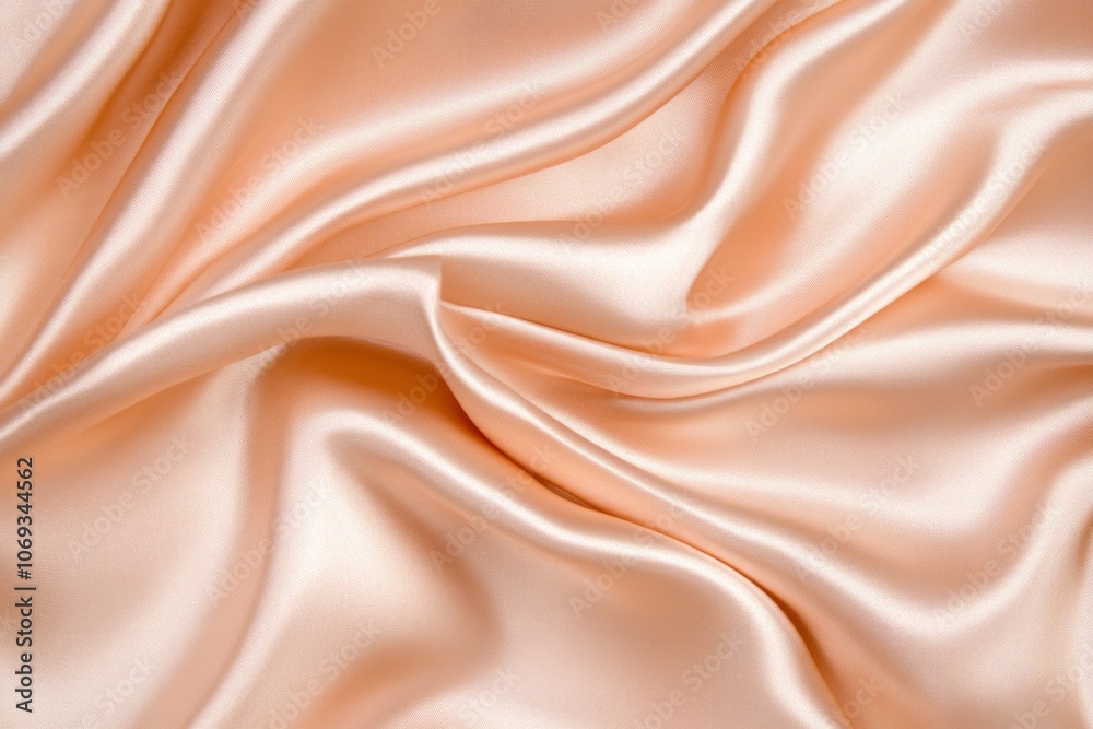 Elegant smooth silk fabric background in creamy white tones with gentle folds and a soft focus effect Elegant smooth silk fabric background in creamy white tones with gentle folds and a soft focus effect