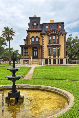 Fulton Mansion State Historic Site. An 1877 mansion known for its striking architecture, offering tours, historical education and events. photo