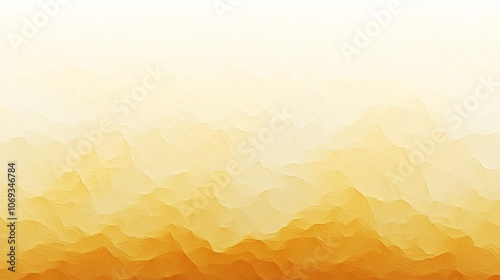 Abstract landscape with orange and yellow gradient