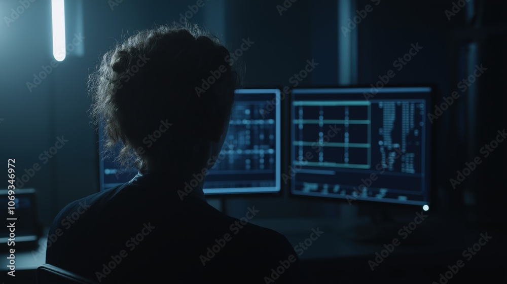 Scientist programming quantum computer for advanced computational research Scientist programming quantum computer for advanced computational research