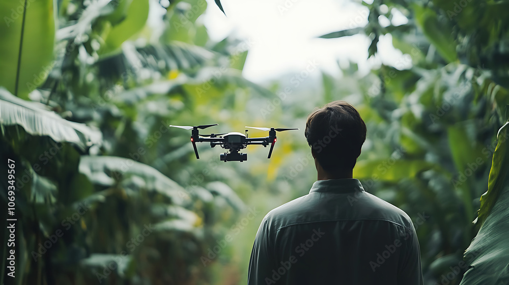 Drone monitoring crops and smart agriculture in a digital farming Drone monitoring crops and smart agriculture in a digital farming