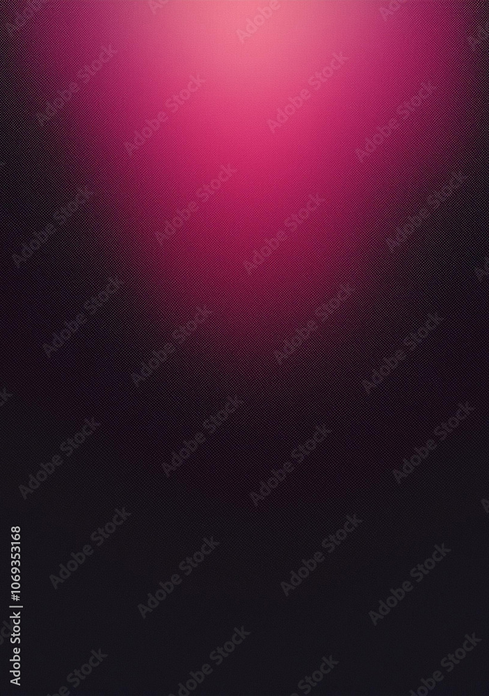Glowing pink blurred light gradient dark grainy black vertical background glowing light spot, copy space Glowing pink blurred light gradient dark grainy black vertical background glowing light spot, copy space