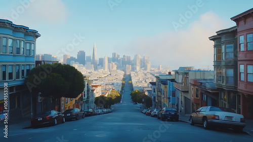 View of Chinatown Gate in San Francisco, California photo