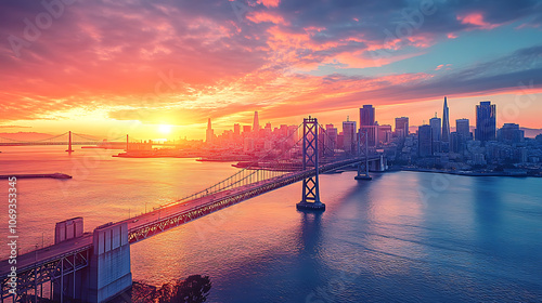 View of Chinatown Gate in San Francisco, California photo