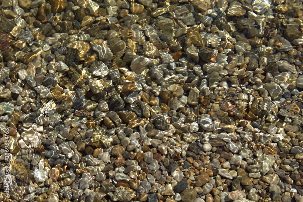 stones on the beach stones on the beach