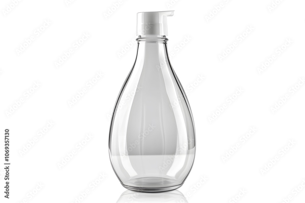 Elegant Clear Pump Bottle for Versatile Use Elegant Clear Pump Bottle for Versatile Use