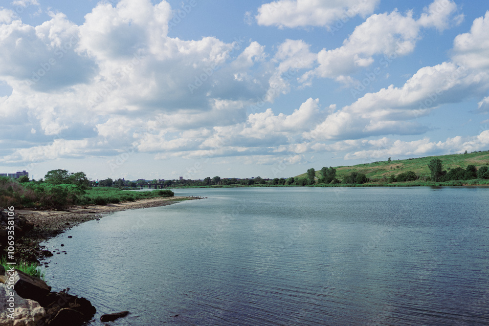 river and clouds river and clouds