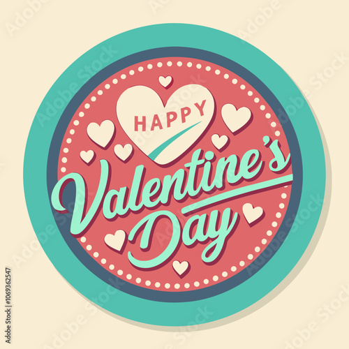 Because details matter: a "Happy Valentine's Day" sticker for your romantic evenings.
