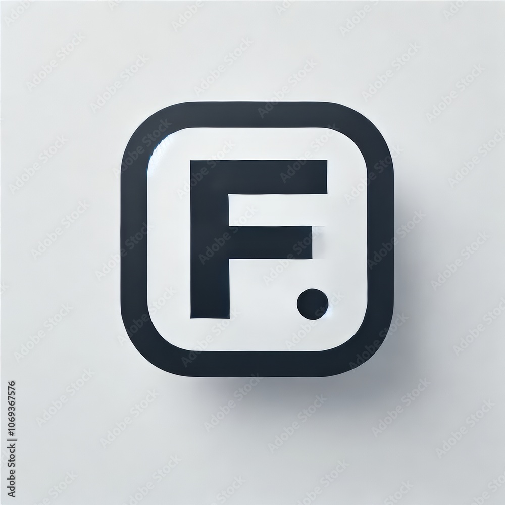 Sleek, modern F logo for tech startups Sleek, modern F logo for tech startups