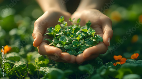 Crafting a Bountiful Edible Landscape: An Urban FarmerÆs Journey Through Fresh Herbs and Community Gardening photo