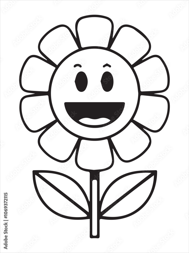 smiling flower cartoon, funny flower cartoon smiling flower cartoon, funny flower cartoon