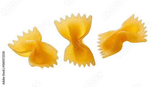 Frische Farfalle Pasta: perfekt Ausgeschnitten für italienische Rezepte