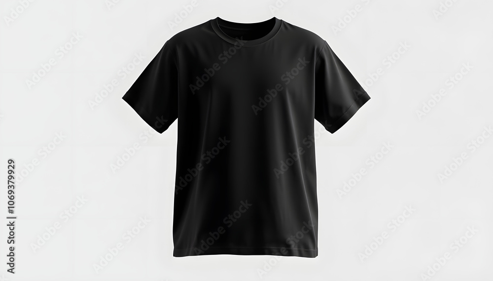 Set Mockup of a black oversized t-shirt 3D rendering, with a round neck, universal clothing for women, men, isolated on background isolated with white highlights, png Set Mockup of a black oversized t-shirt 3D rendering, with a round neck, universal clothing for women, men, isolated on background isolated with white highlights, png