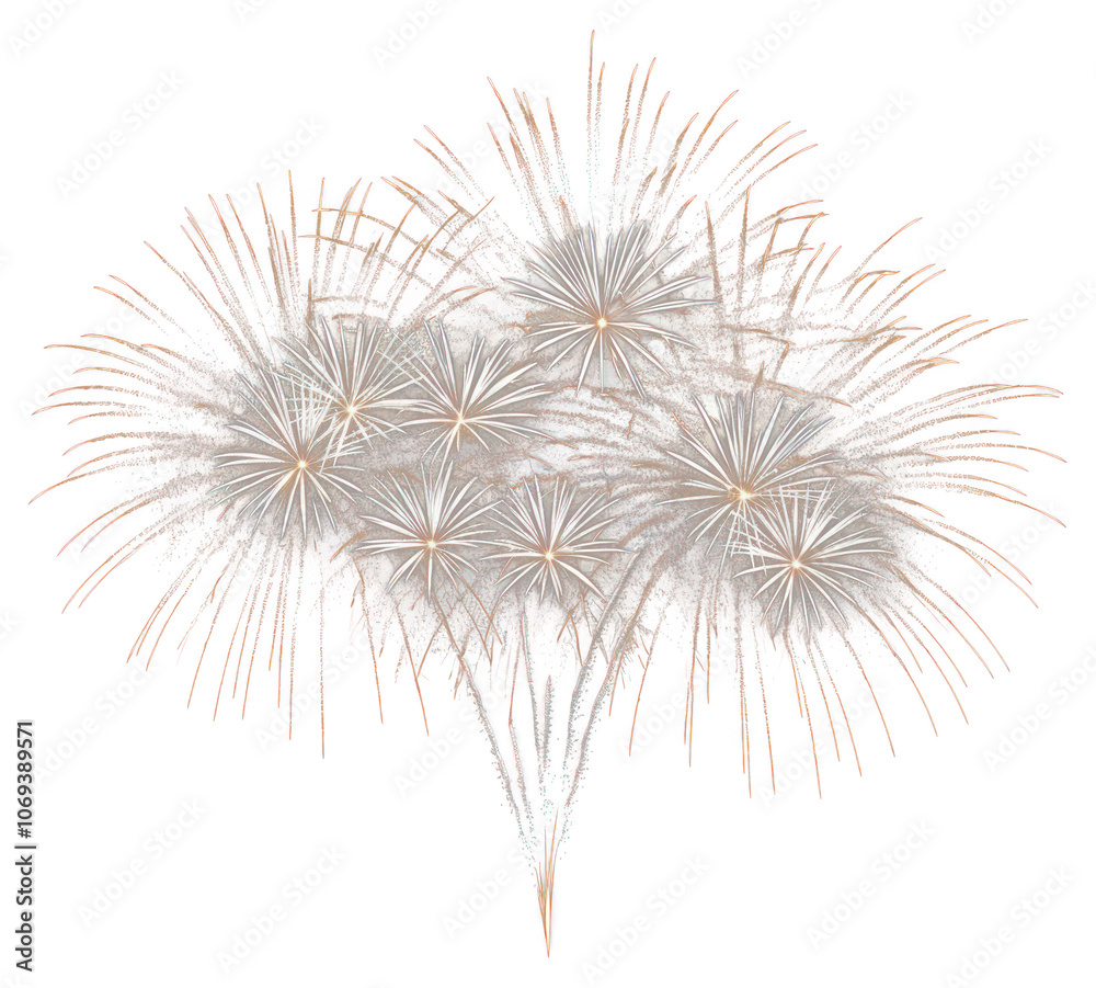 PNG Fountains fireworks in the sky black background illuminated celebration.