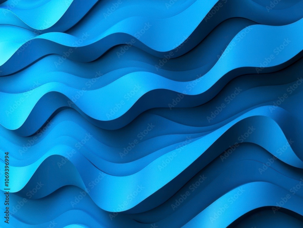 Dynamic Blue Wave Design Dynamic Blue Wave Design