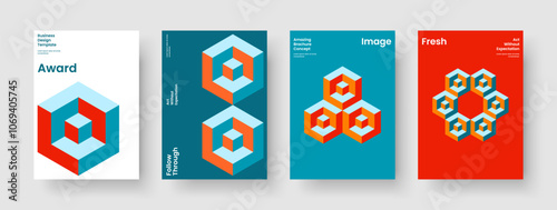 Abstract Flyer Design. Geometric Brochure Template. Creative Business Presentation Layout. Poster. Background. Book Cover. Banner. Report. Newsletter. Notebook. Handbill. Journal. Portfolio