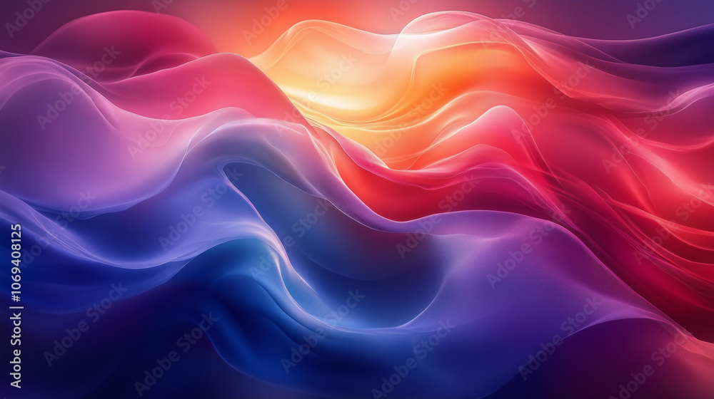 Fond d'écran abstrait fluide avec dégradés de couleurs vives et texture douce Fond d'écran abstrait fluide avec dégradés de couleurs vives et texture douce