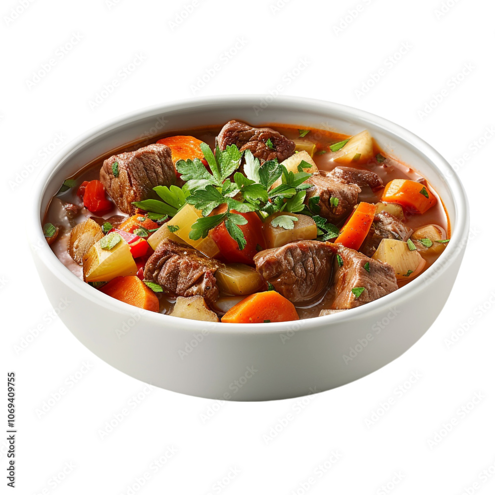 Hearty Bowl of Beef Stew with Vegetables Hearty Bowl of Beef Stew with Vegetables