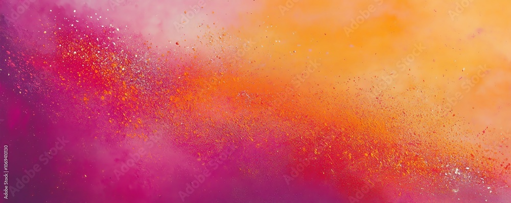 Explosion de craie rose fuchsia et orange pour un look vibrant et estival.. Explosion de craie rose fuchsia et orange pour un look vibrant et estival..