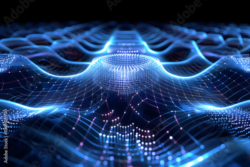 Illustrative Representation of Link State Node and Its Flooding Process in a Network photo