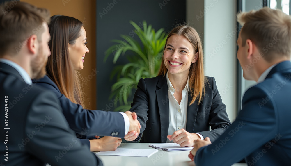 Business Deal Partnership Discussion Business Deal Partnership Discussion