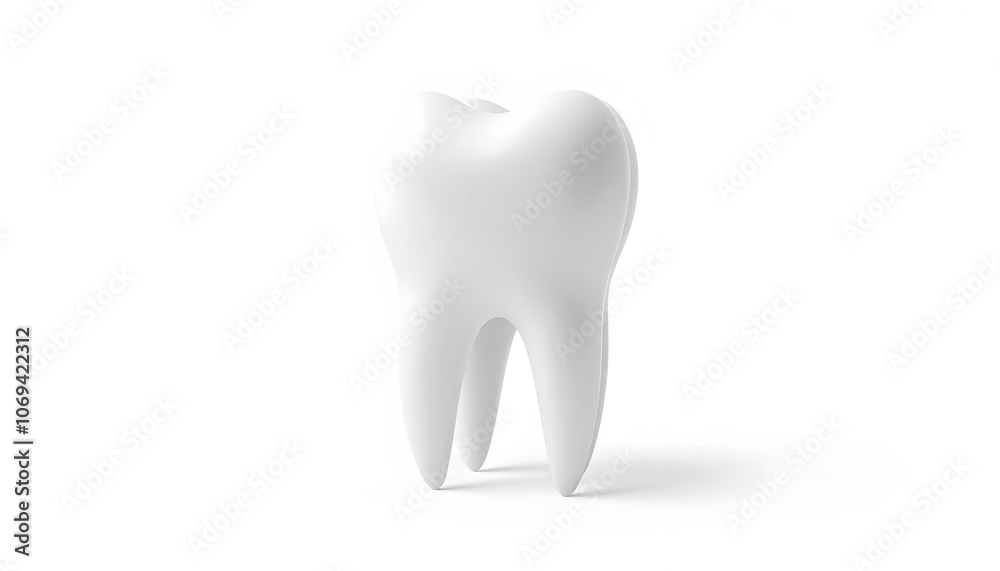 Tooth isolated on white transparent, 3d render isolated with white highlights, png Tooth isolated on white transparent, 3d render isolated with white highlights, png