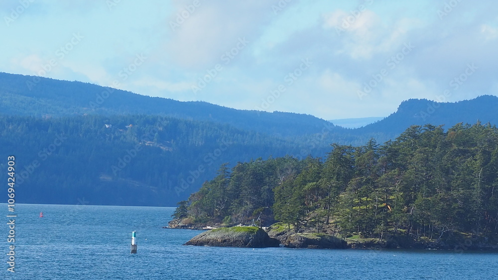 Ferry scenery in BC, Canada Ferry scenery in BC, Canada
