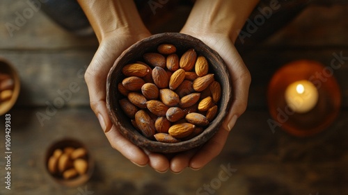 Beautiful, perfect cocoa beans Selected cocoa beans. Ai Generative  photo