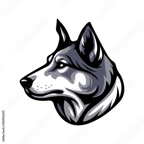 logo of the dog's muzzle