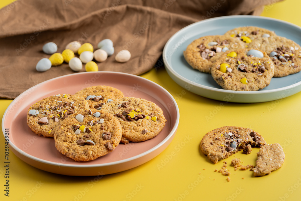 chocolate easter egg chip cookies chocolate easter egg chip cookies